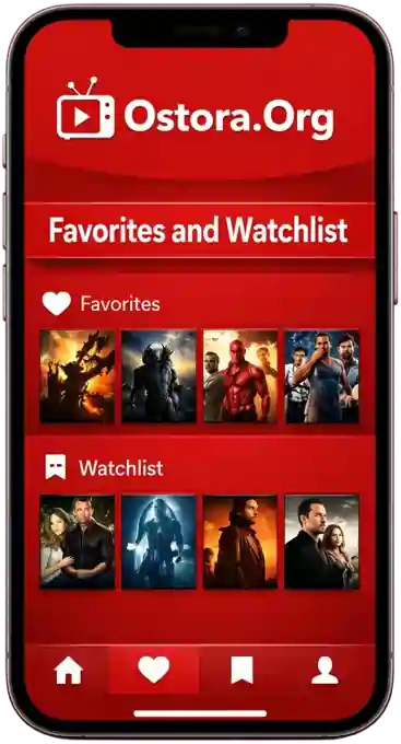 المفضلة وقائمة المشاهدة